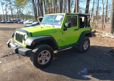 2013 Jeep Wrangler Sport from USA, damaged, VIN 1C4AJWAG9DL533520